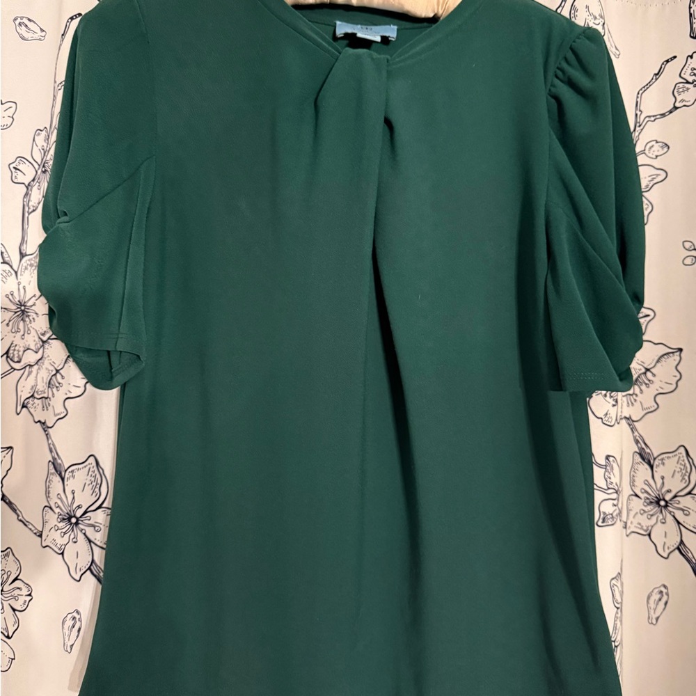 CeCe Forest Green Women's Blouse